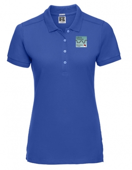 Damen Stretch Polo,  inkl. Druck